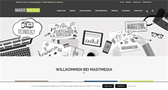 Desktop Screenshot of mast-media.de